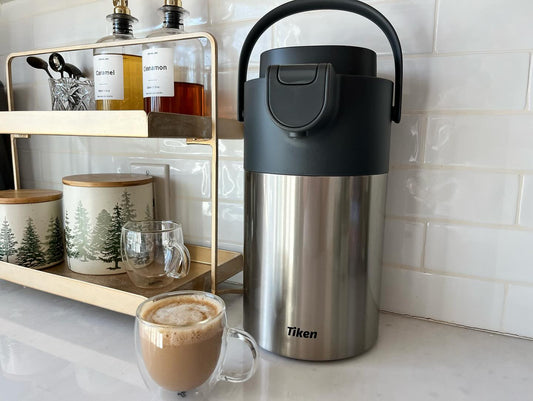 Tiken 102oz/3L Airpot Coffee Dispenser with Pump