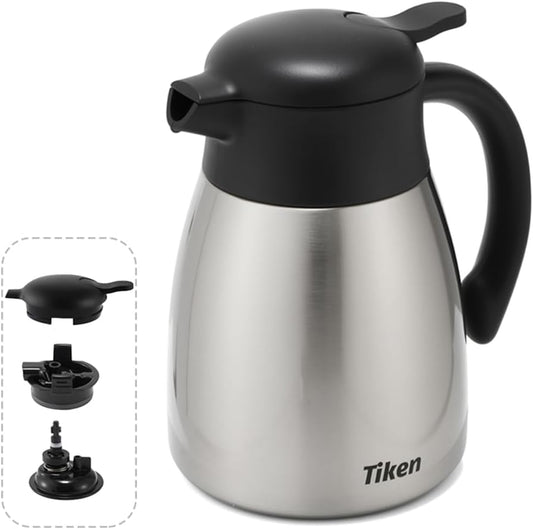Tiken OpenClean Thermal Carafe – 1.5L / 51oz – Silver