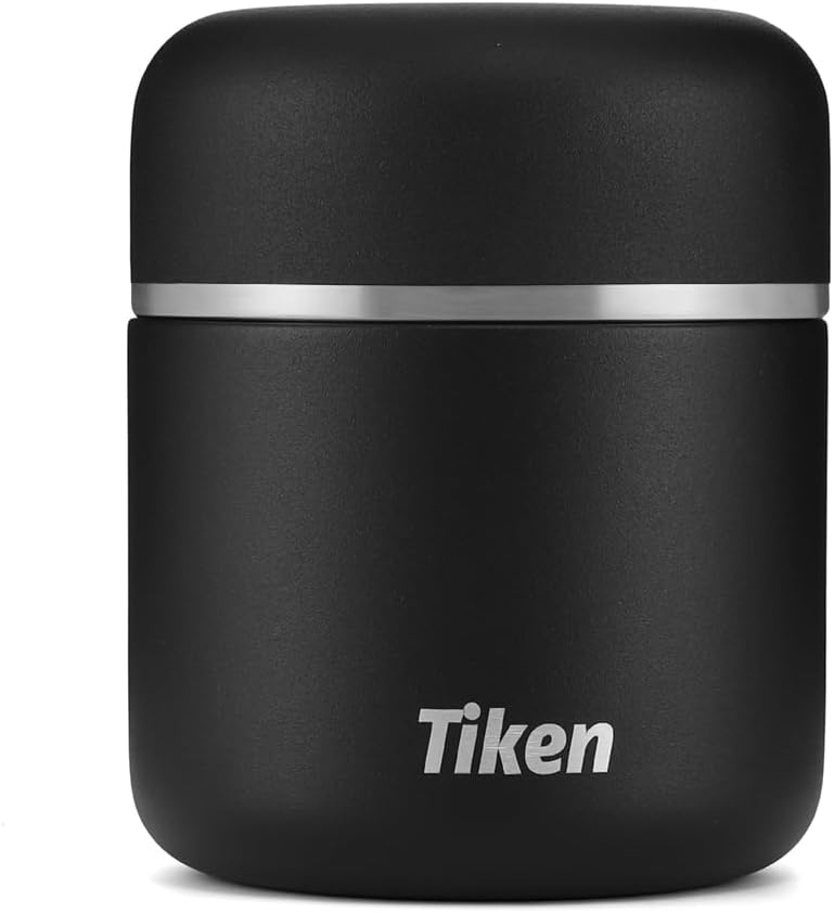 Tiken 16oz Stainless Steel Food Jar | Vacuum Insulated, Leakproof & Portable