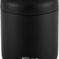 Tiken 22 fl oz / 660 mL Airtight Coffee Canister, Double-Wall Stainless Steel, Black