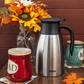 Tiken 51 Oz Thermal Coffee Carafe Stainless Steel Insulated Vacuum Coffee Pot 1.5 Liter (Silver)