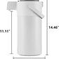 Tiken 135oz / 4L Airpot Coffee Dispenser with Pump (White)