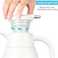 Tiken 68 Oz Thermal Coffee Carafe Stainless Steel Insulated Vacuum Coffee Pot 2 Liter (White)