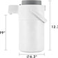 Tiken 3L Coffee Dispenser with Pump (102 oz) – 24-Hour Hot, White