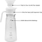 Tiken 2L Leakproof Tritan Pitcher (White)