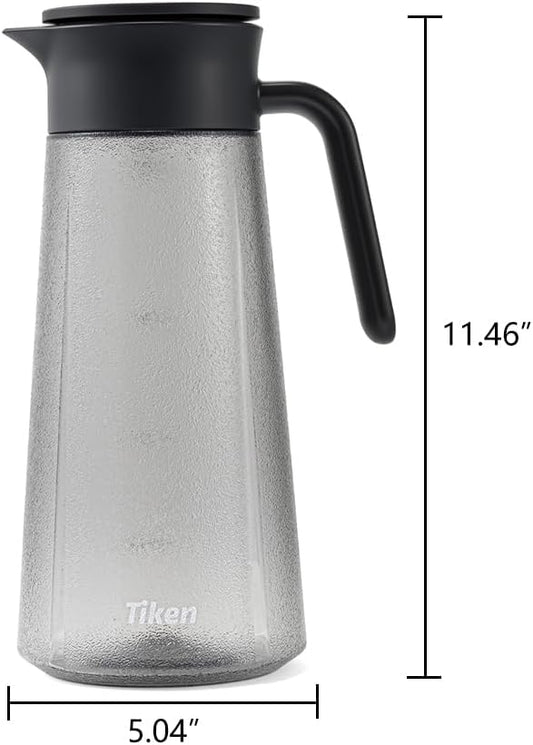 Tiken 2L Leakproof Tritan Pitcher (Black)