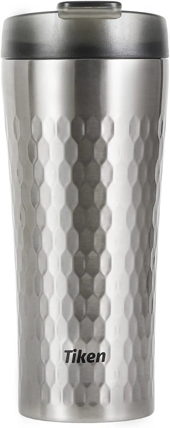 Tiken 16 Oz Insulated Tumbler, Stainless Steel Coffee Tumblers