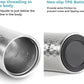 Tiken 16 Oz Insulated Tumbler, Stainless Steel Coffee Tumblers, Travel Coffee Mug 470ML – (Silver)