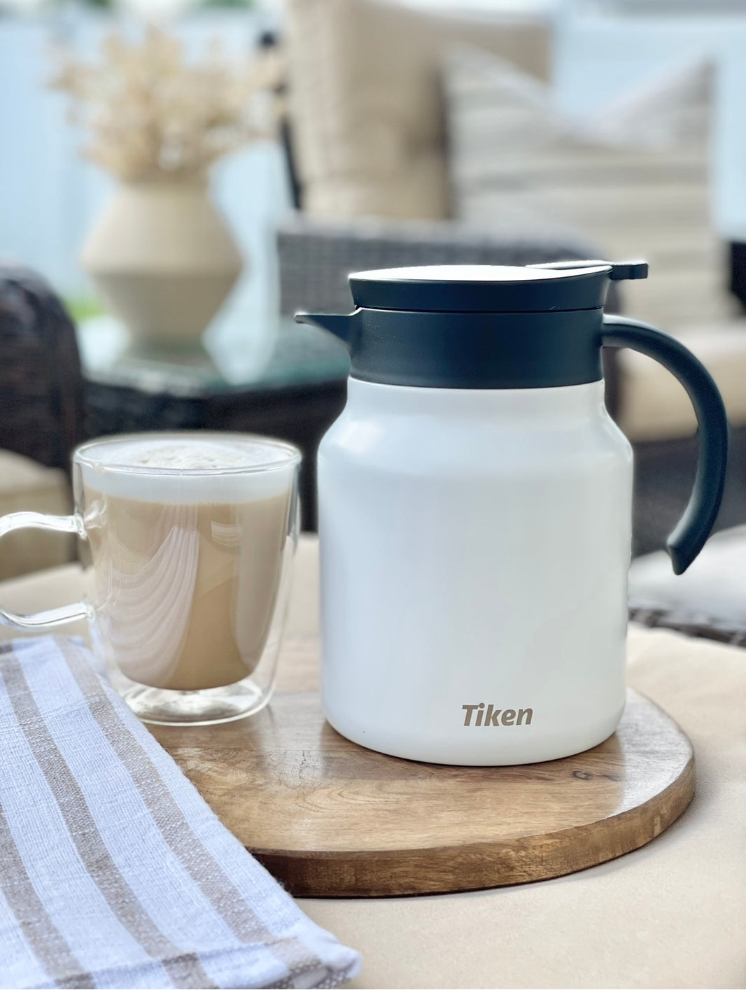 Tiken for thermal coffee carafes, coffee servers, coffee mugs Tikenware